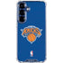 NBA New York Knicks Distressed Galaxy S25 Clear Case
